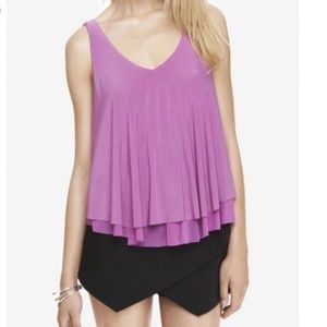 Express Pink Purple Swing Tank